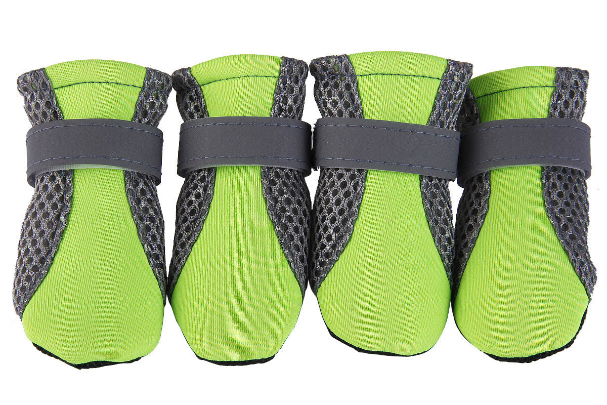 FLIPSTYLEZ LLC. Teddy Shoes Pink Waterproof Dog Booties | Protective Pet Footwear for Small Dogs