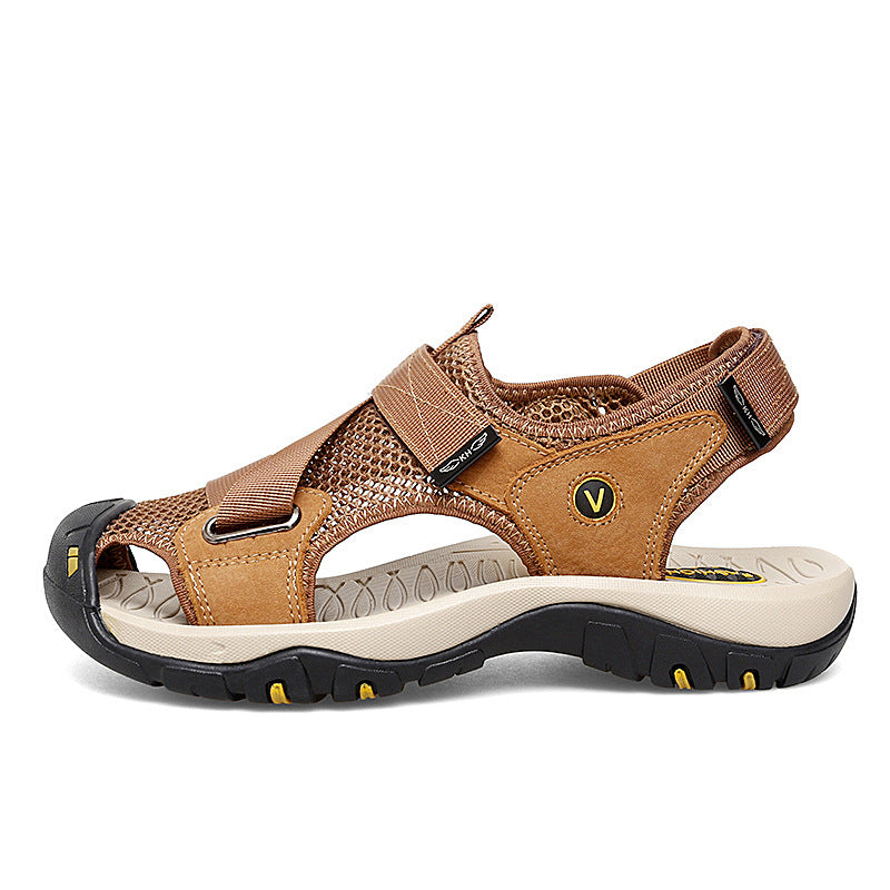 Mens Slip-on Large-size Sandals