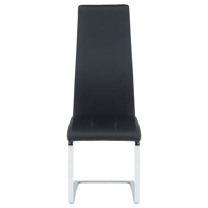 Montclair Upholstered Dining Side Chair Black (Set of 4)