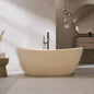 65 Inch Artificial Stone Solid Surface Freestanding Bathroom Bathtub