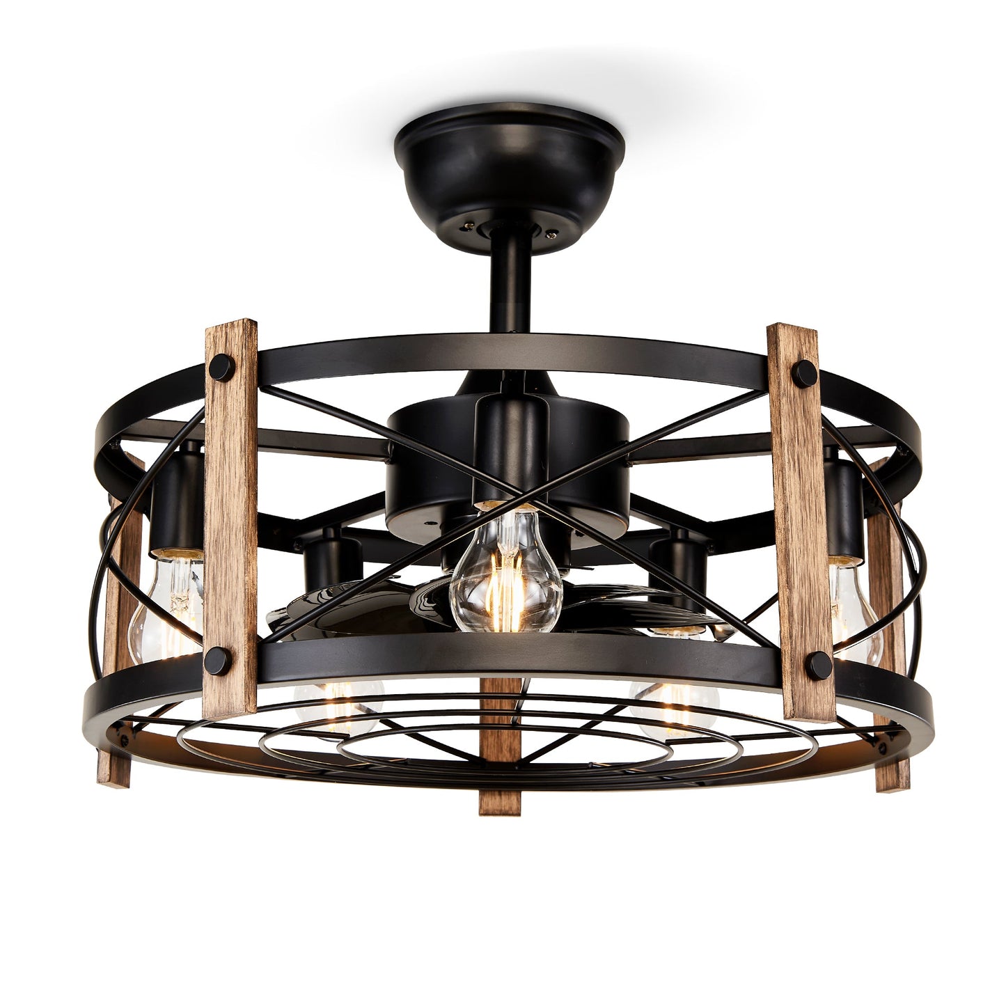 20'' Cage Ceiling Fan With Remote Control