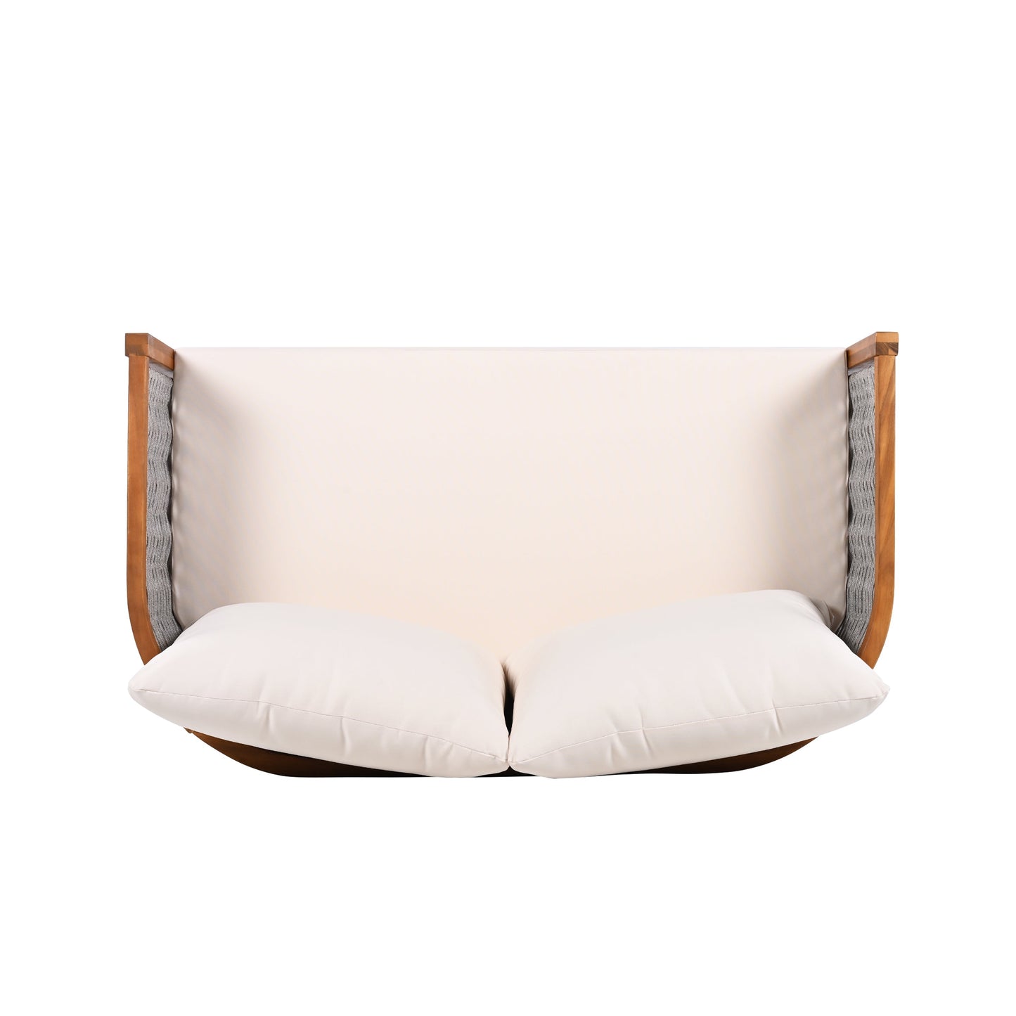 Outdoor Unique Tub Design 4-Seat Sofa Set with Woven Rope