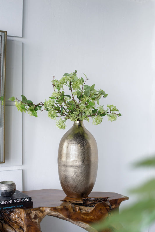 8.5x8.5x18.5 Aluminum Vase