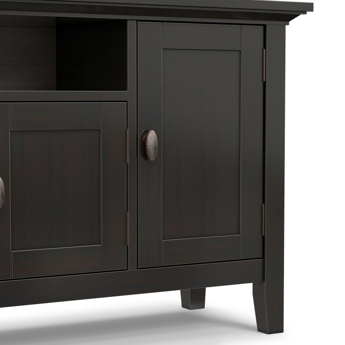Redmond - TV Media Stand - Hickory Brown