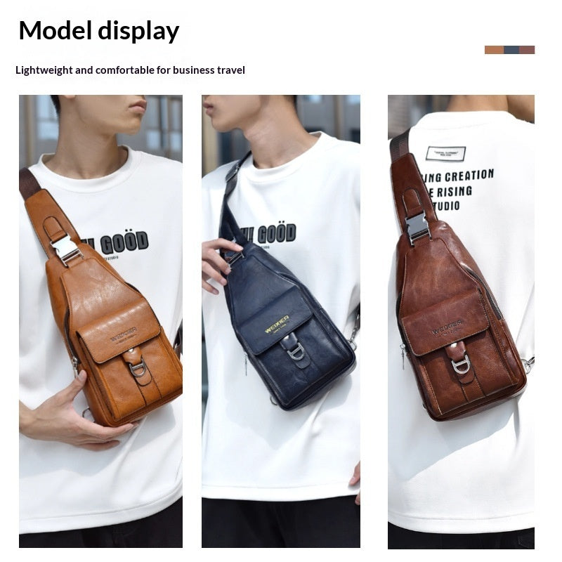 Fashionable Large-Capacity Crossbody Bag