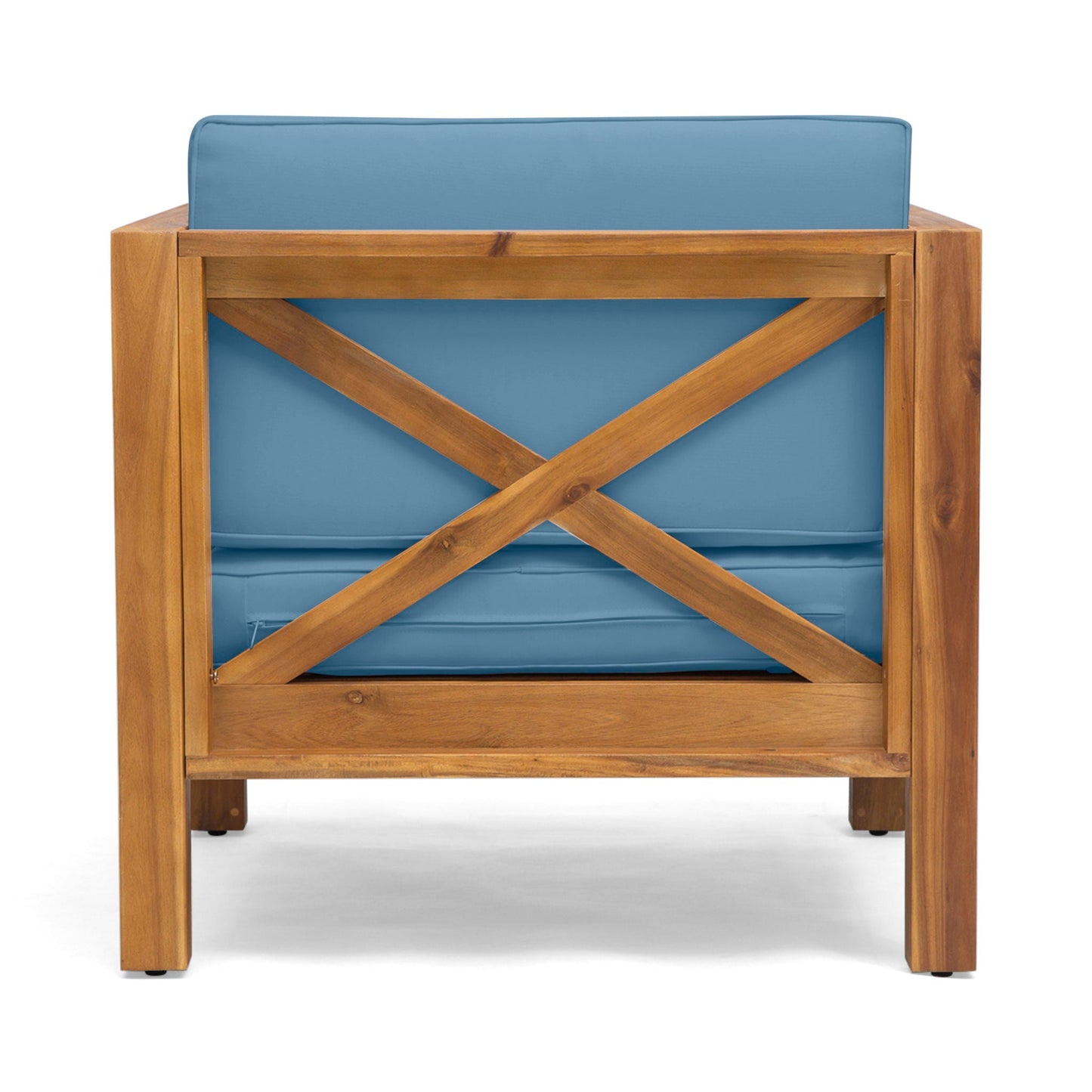 Brava Mid-Century Modern Club Chair with Water Resistant Cushions