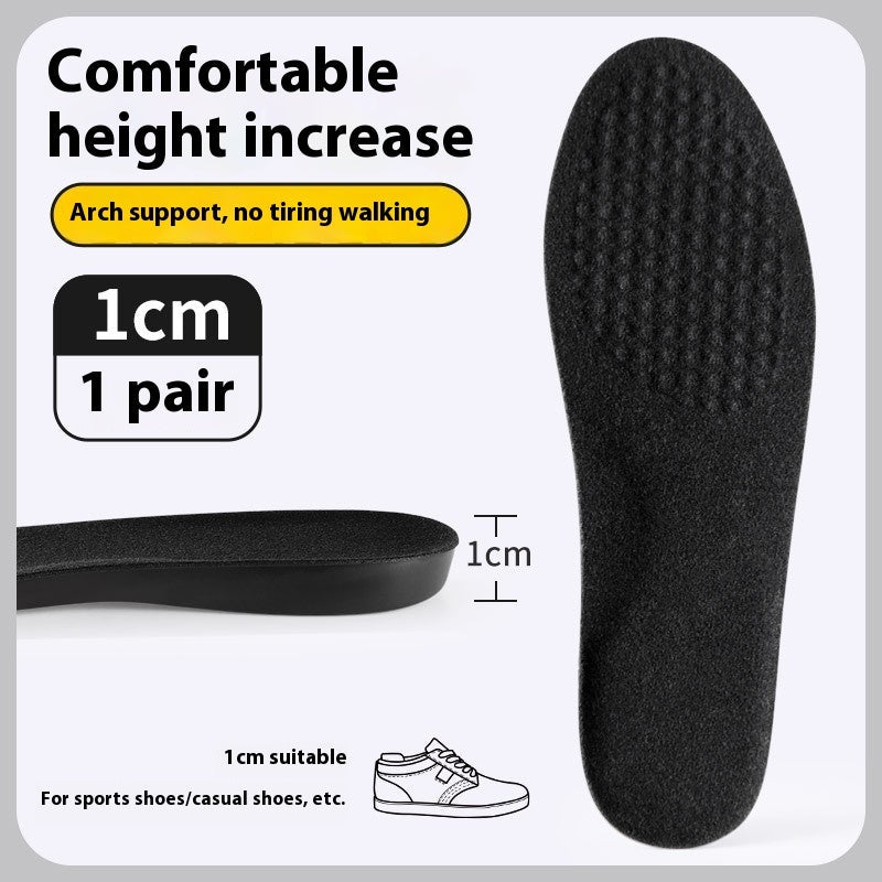 Male Invisible Shock-absorbing Inner Height Increasing Insole