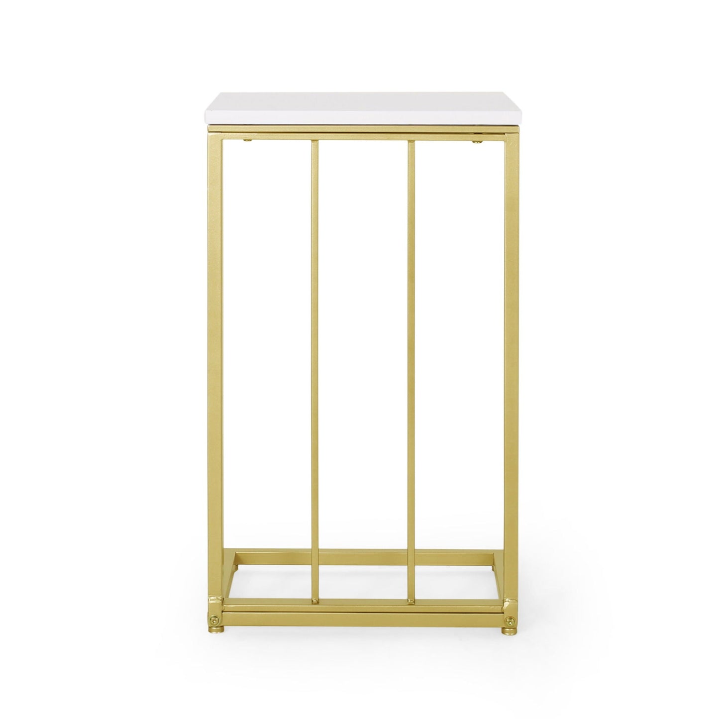 Modern Glam C-Shape End Table