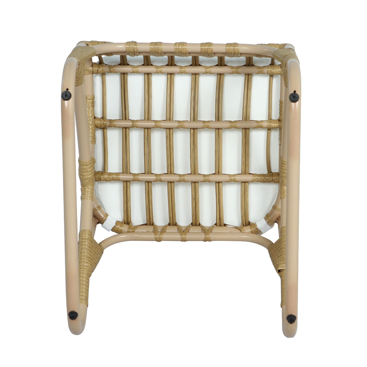 Outdoor Wicker Dining Chairs With Washable Cushions (Set of 2)