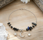 Colorful Chip Stone Boho Sun Moon Necklace