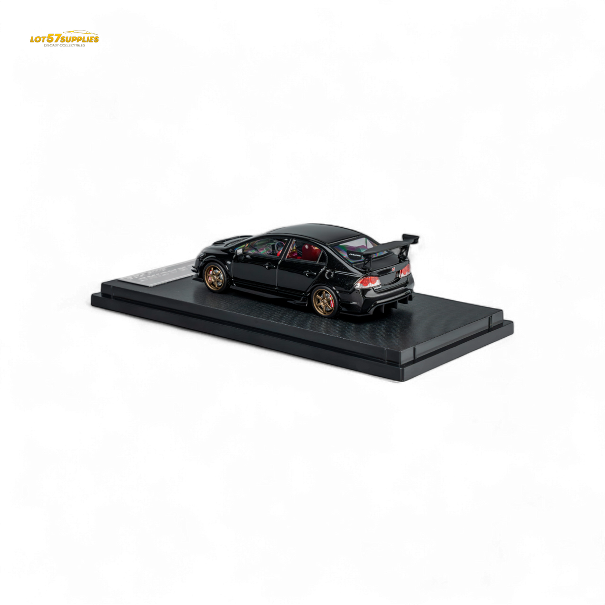 MicroTurbo FD2 J'S Racing Metallic Black 1:64