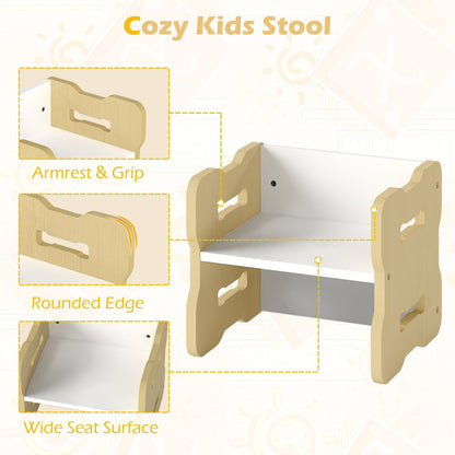 3-Piese Toddler Set with 2 Stools and Activity Table