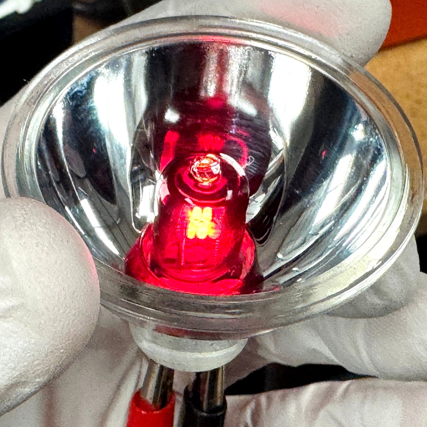 12V - 24V Miniature Infrared / Red Light MR16 Halogen IR Heating Lamp