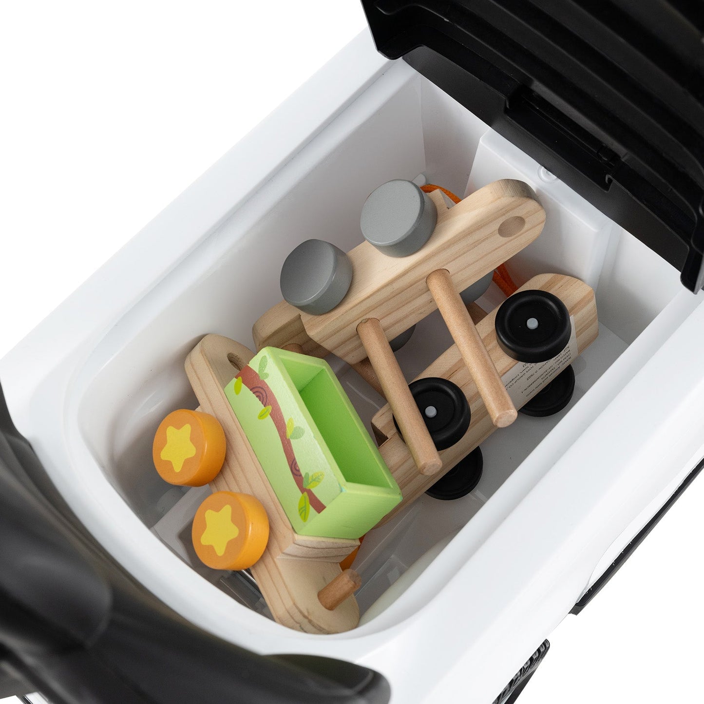 3 in 1 Push Car with Removable Handle and Guardrail for Kids 18-36 Months Old
