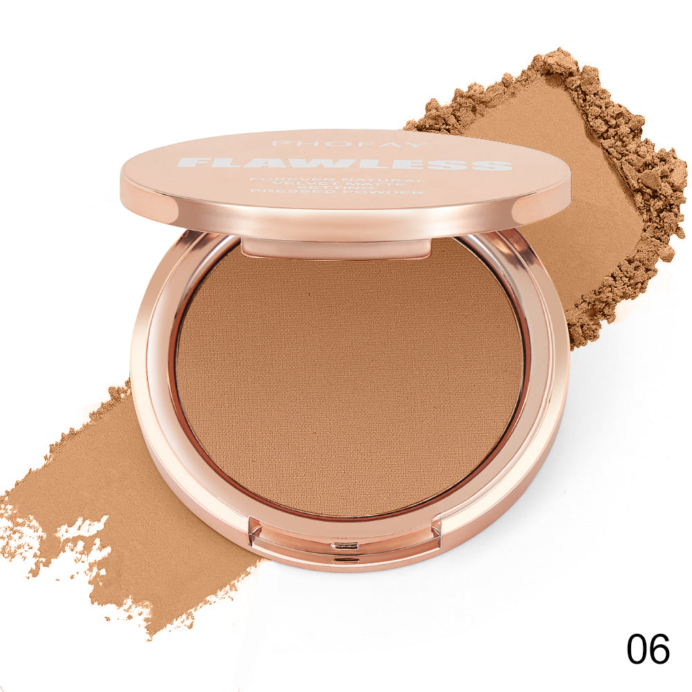 PHOFAY Matte Setting Pressed Powder