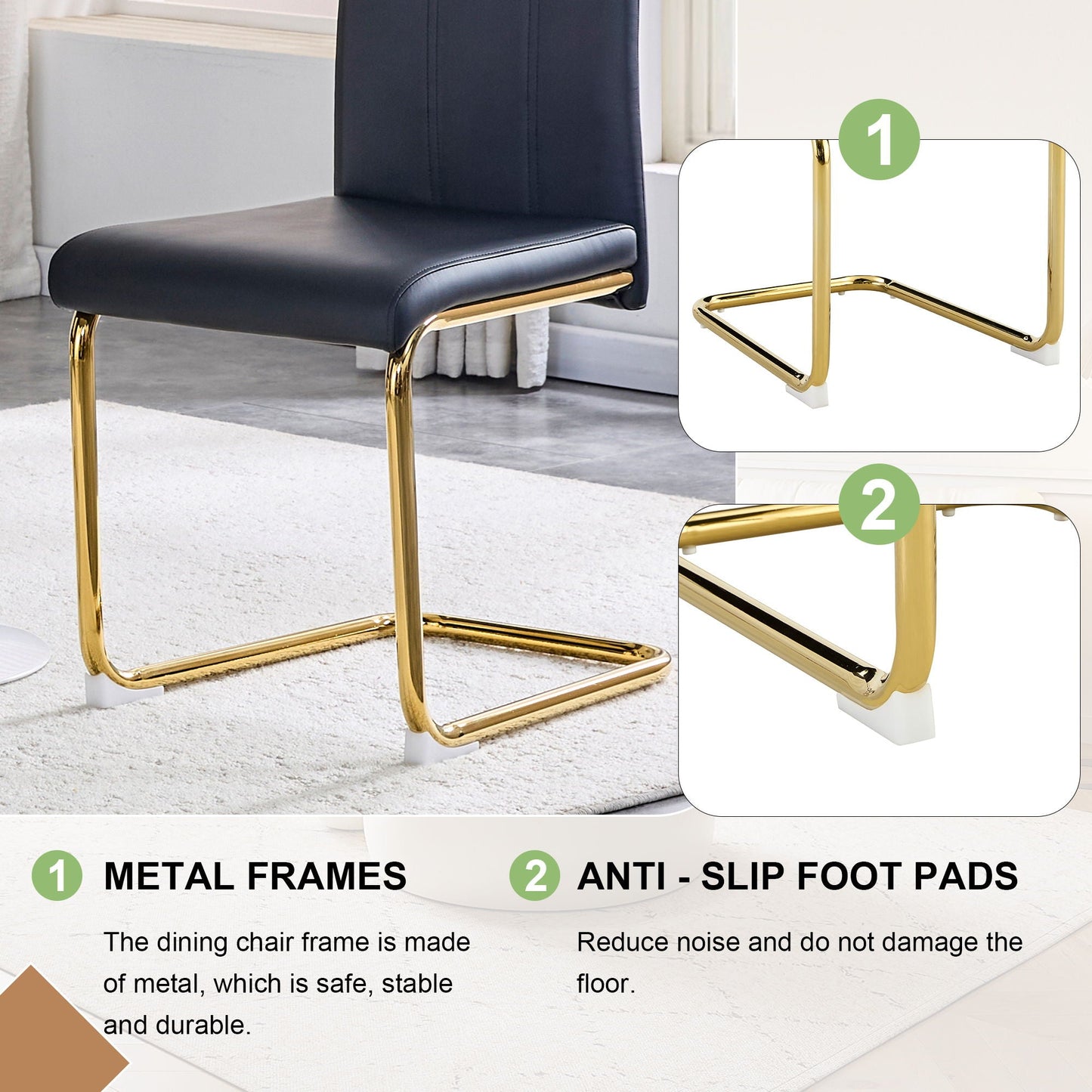 Luxury Aesthetic Upholstered Dining Chairs For Dining Room