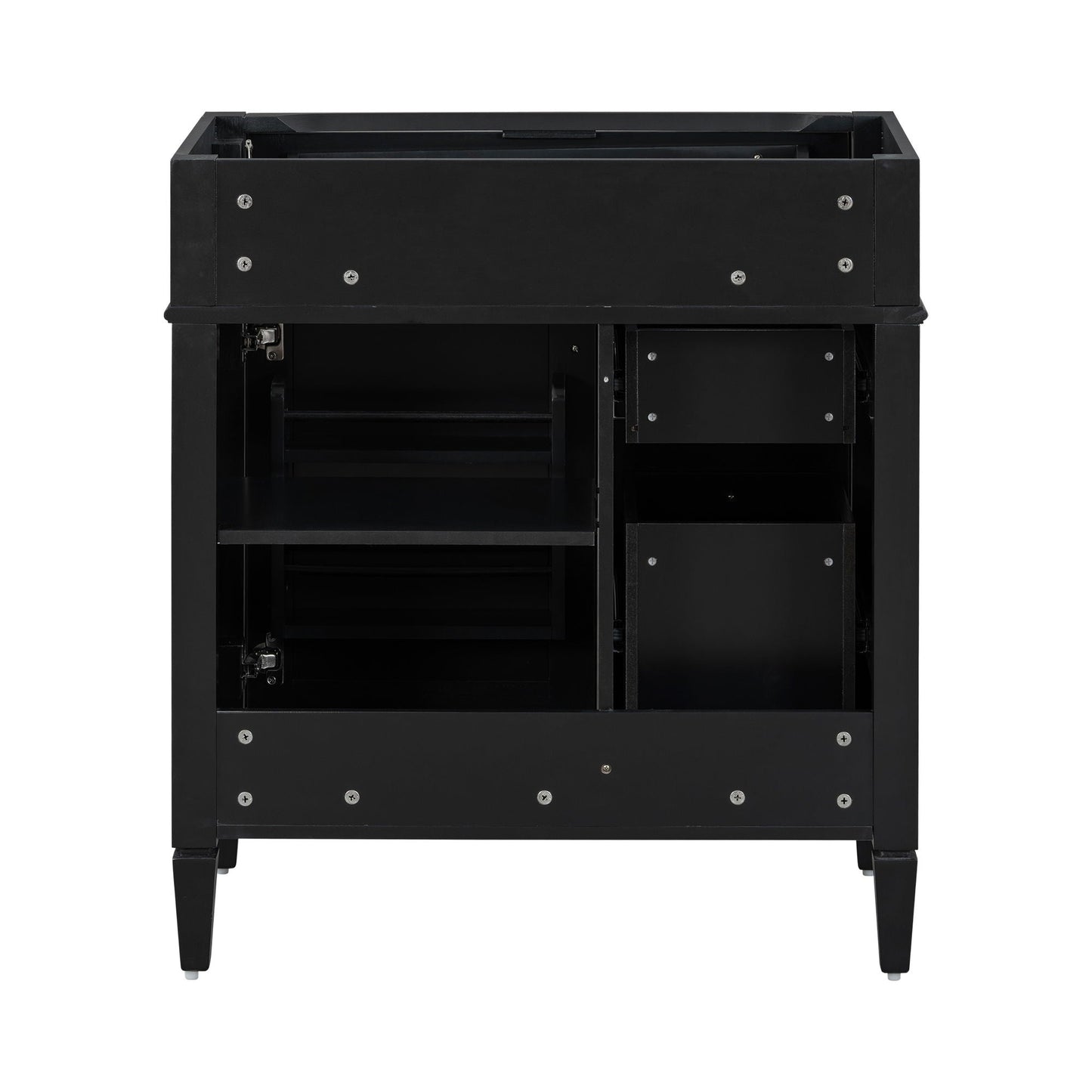 Bathroom Vanity With 2 Drawers And Tip-Out Drawer, Storage Cabinet