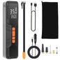 150PSI Portable Tire Inflator Cordless Digital Air Compressor Compact Air Pump with 5 Inflation Modes 3 Light Modes Emergency Power Bank