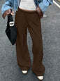 Wide Leg Drawstring Sweatpants