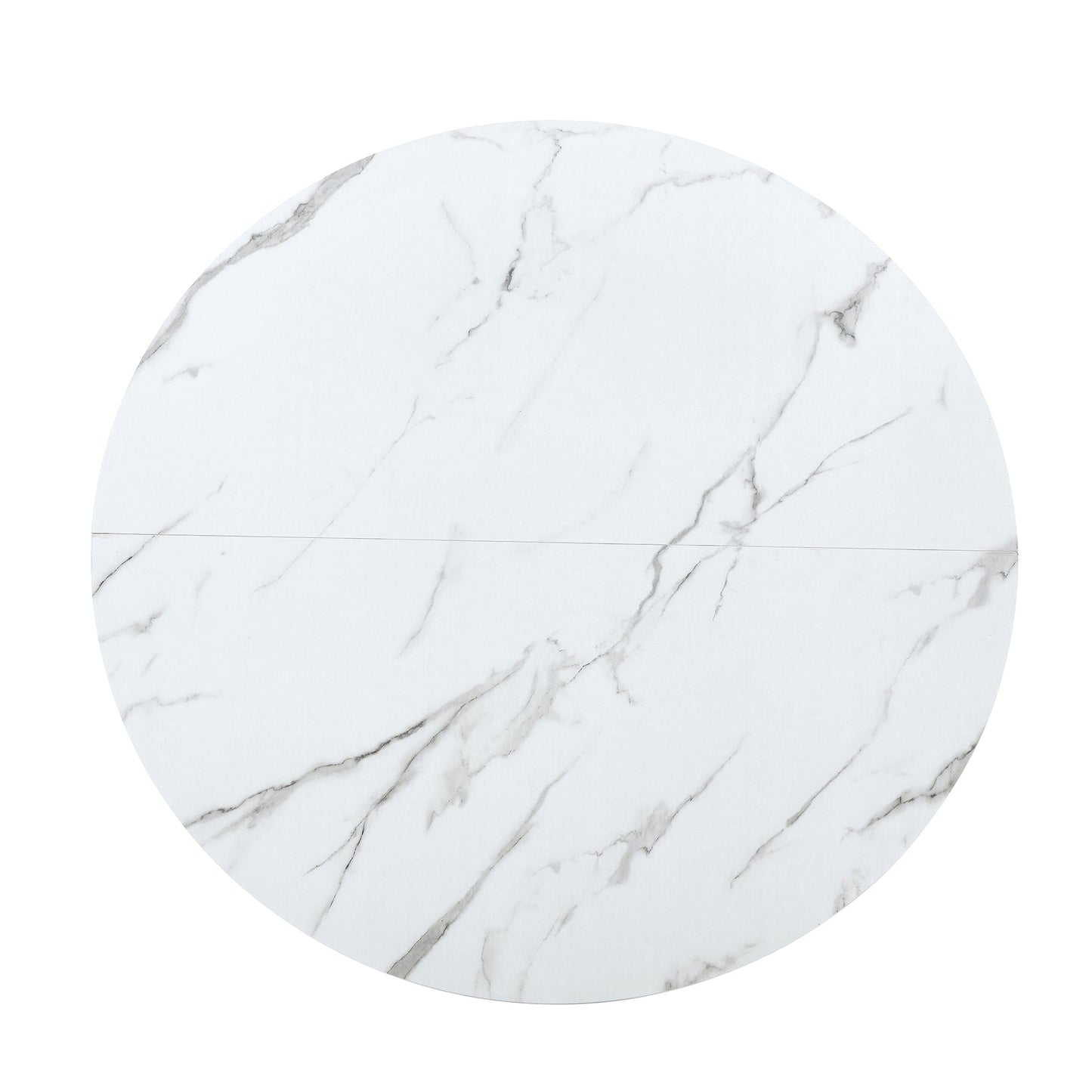 Round Dining Table With Cross Base, Modern Home Furniture