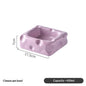 Creative Cheese-shaped Ceramic Bowl Cute Cat Food Dish