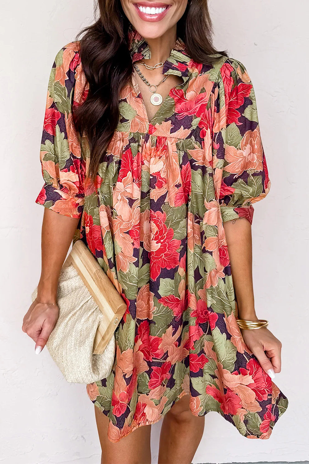 Annika Half Sleeve Mini Dress