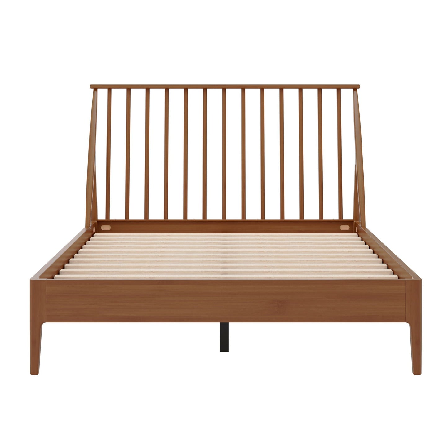 Bohemian Platform Bed With Tall Headboard