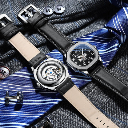 High-end Square Mechanical Mens Watch