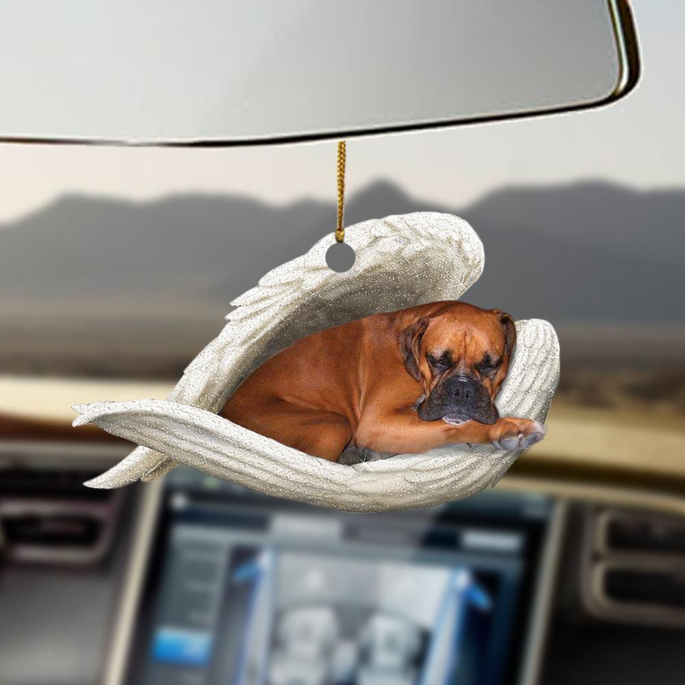 Car Pendant Sleeping Dog Angel Home Decor Acrylic Showcase Hanging Ornaments For Doors