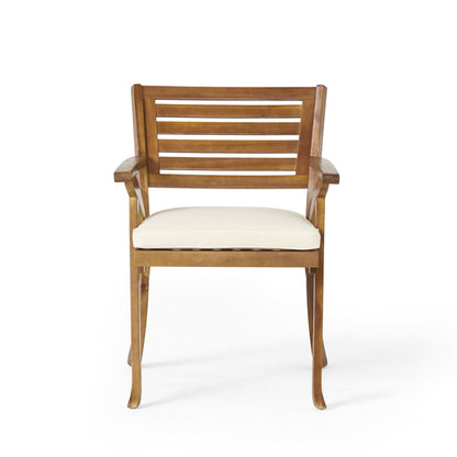 Outdoor Dining Set With Coffee Table And 2 Chairs - Teak