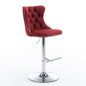 Swivel Adjustable Height Barstools Set of 2