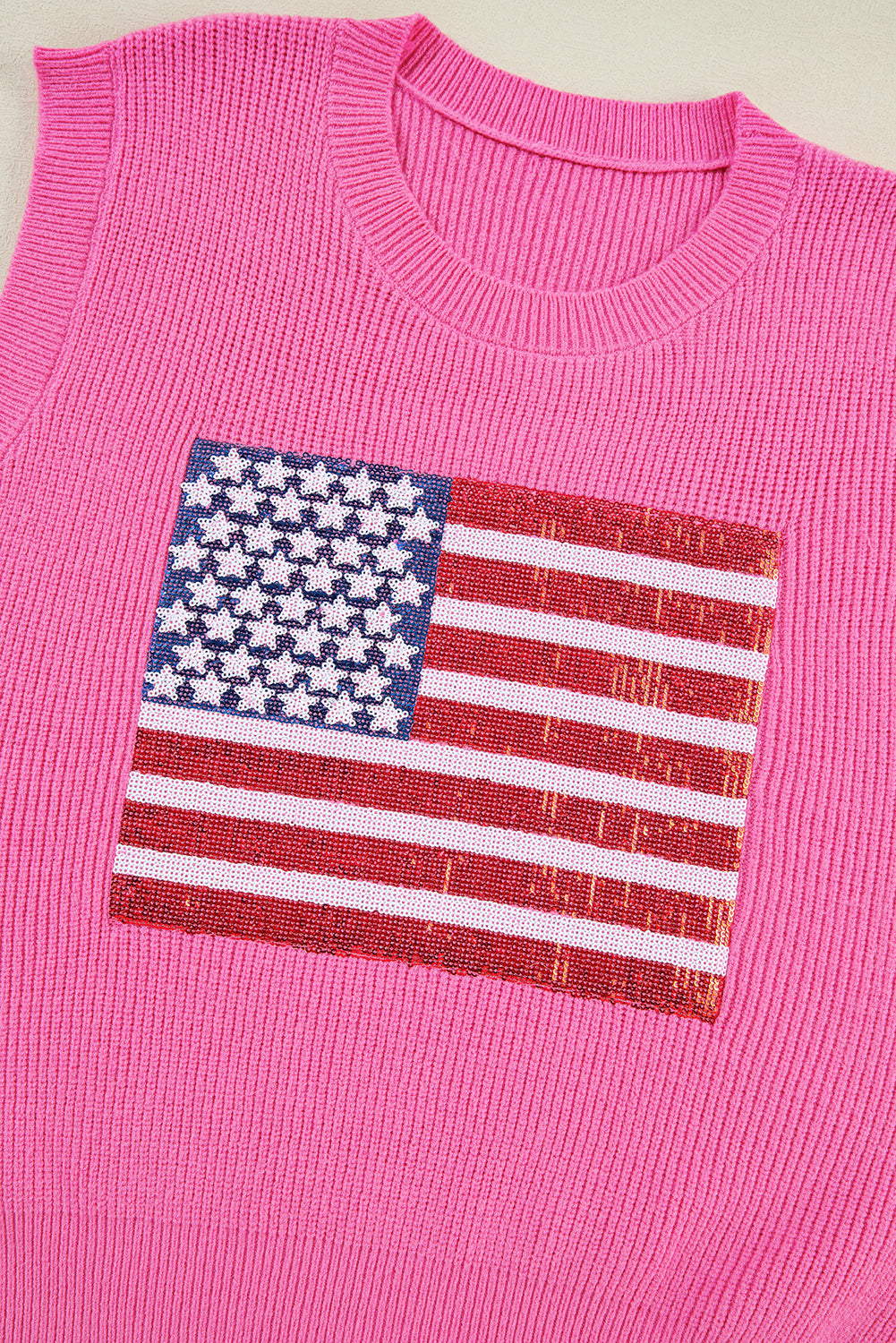 Grace american Flag Knitted Vest