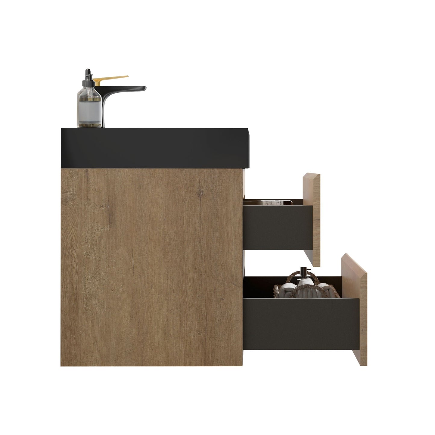 Alice Natural Oak Bathroom Vanity With Sink