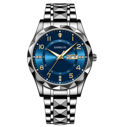 Men's Dual Calendar Fashion Waterproof Luminous Quartz Watch