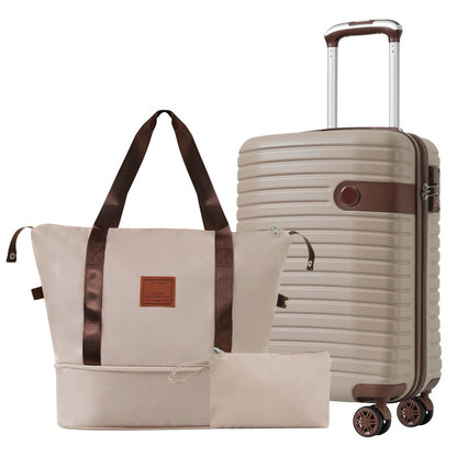 3 Piece Carry-On Luggage Set