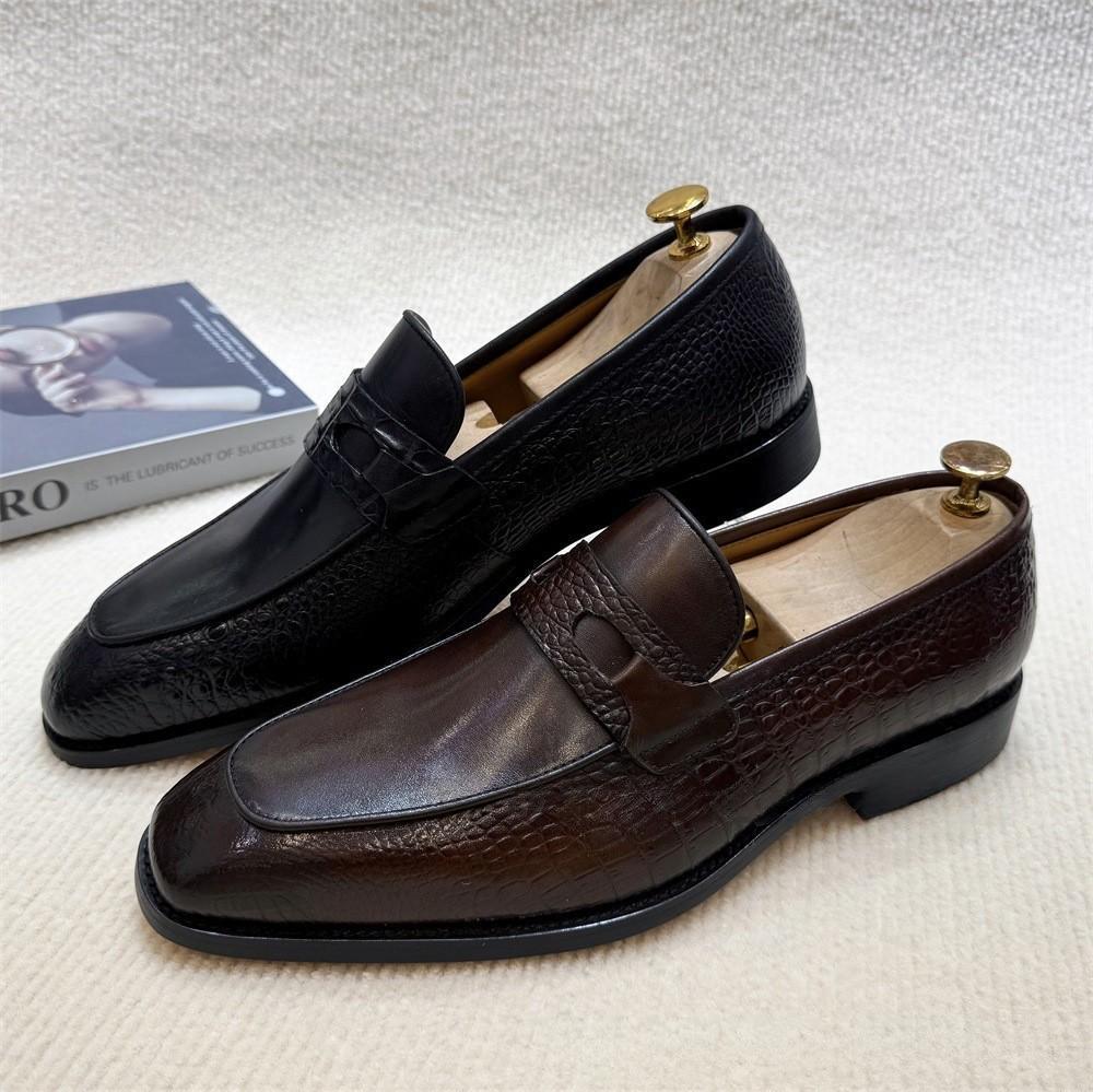 Large-size Mens Casual Formal Leather Shoes
