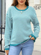 Striped Round Neck Sweater