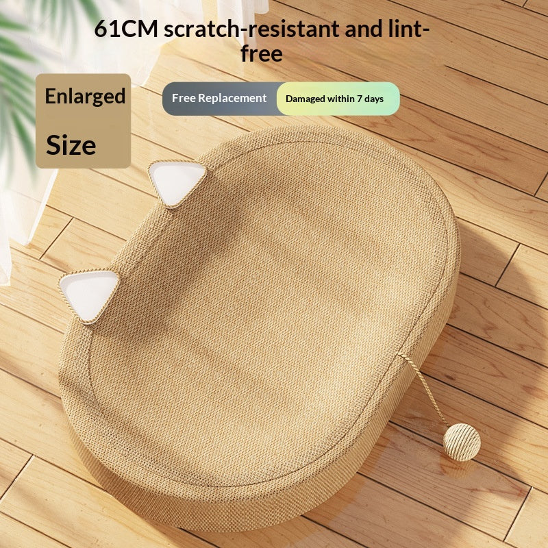 Cat Scratching Board Manufacturer Direct Supply Jute Wear-Resistant And Non-Shedding Cat Scratching Basin And Cat Nest Integrated Extra Large Clearance Pet Supplies