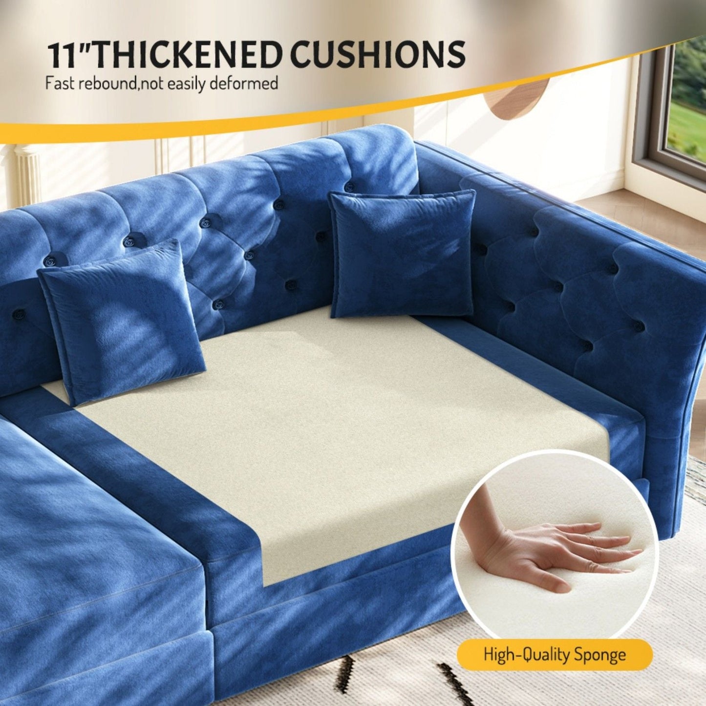 Oversize Pull Out Sofa Bed For Living Room