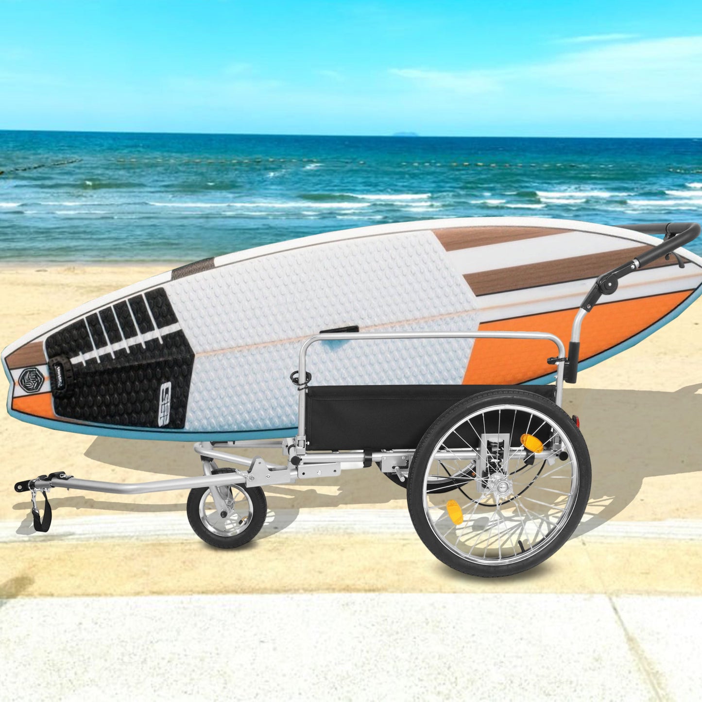 3-in-1 Heavy-Duty Bike Cargo Trailer