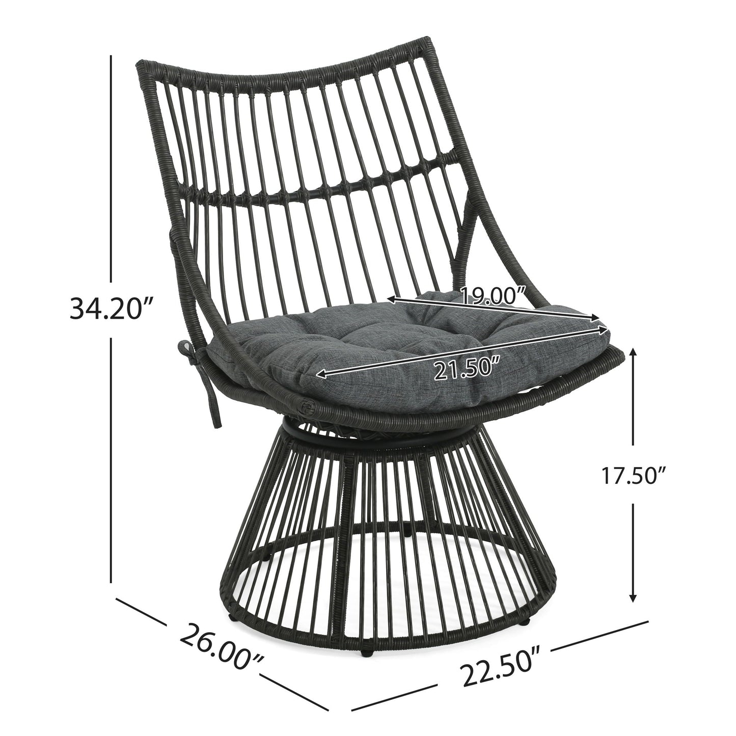 Elaine Chair & Side Table Outdoor Set