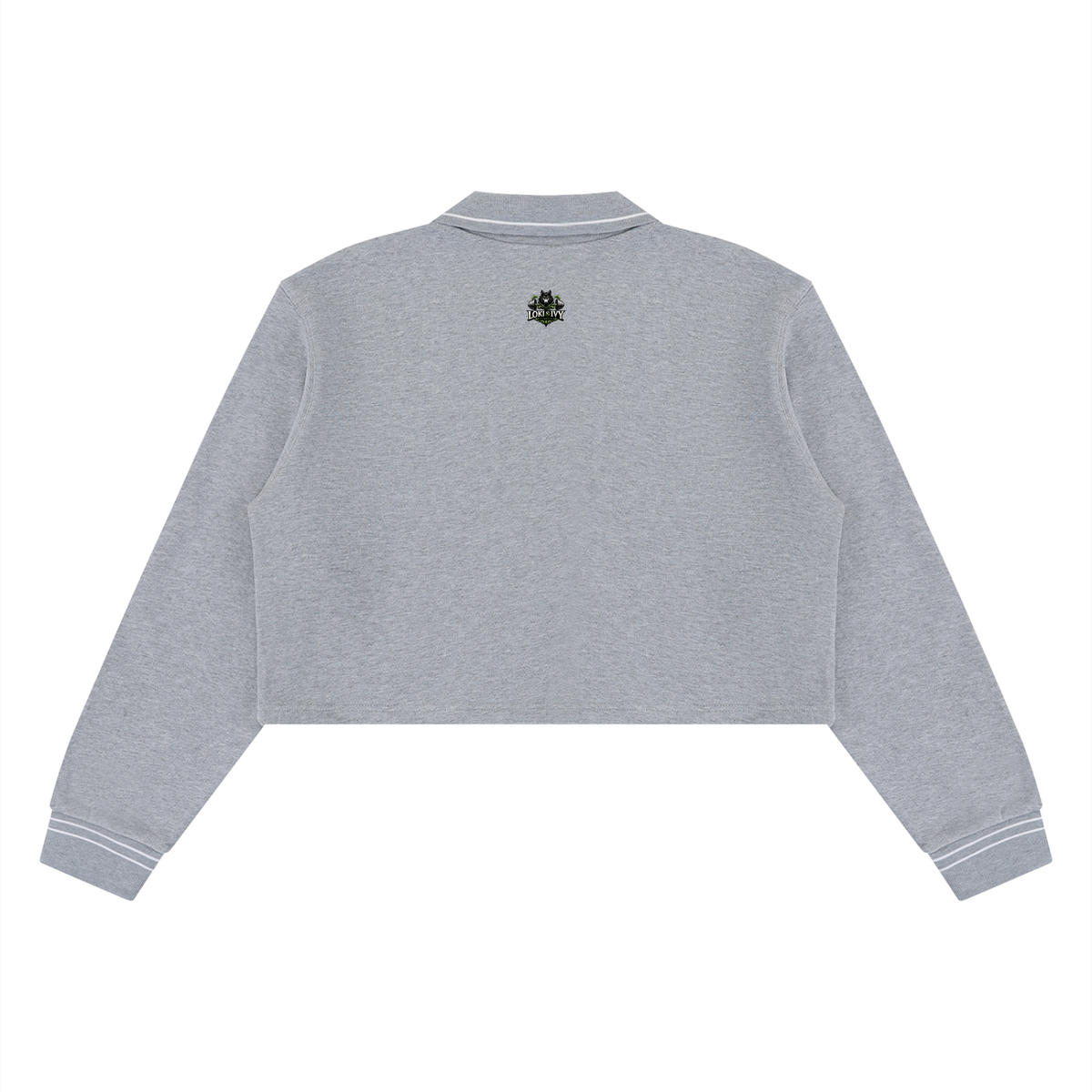 Loki & Ivy Women’s Crop Collared Sweatshirt