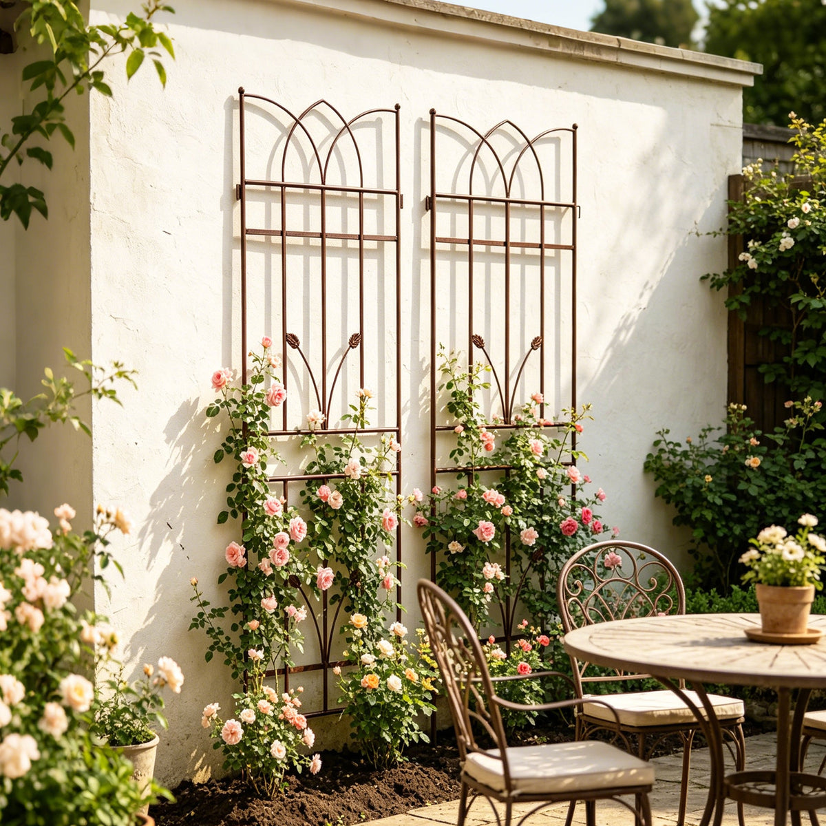 2 Pack Metal Garden Trellis