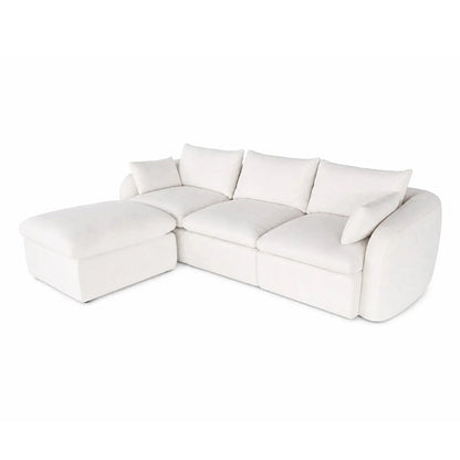 Fully Sponge Compressed Sectional Sofa