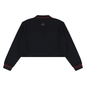 Loki & Ivy Women’s Crop Collared Sweatshirt