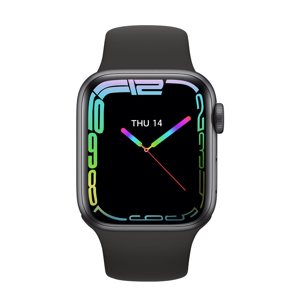 Watch 8 Ultra Smart Watch | Screw Buckle Silicone Band, 2.0" IPS Touch Screen, Wireless Charging – Black, White, Yellow & Orange