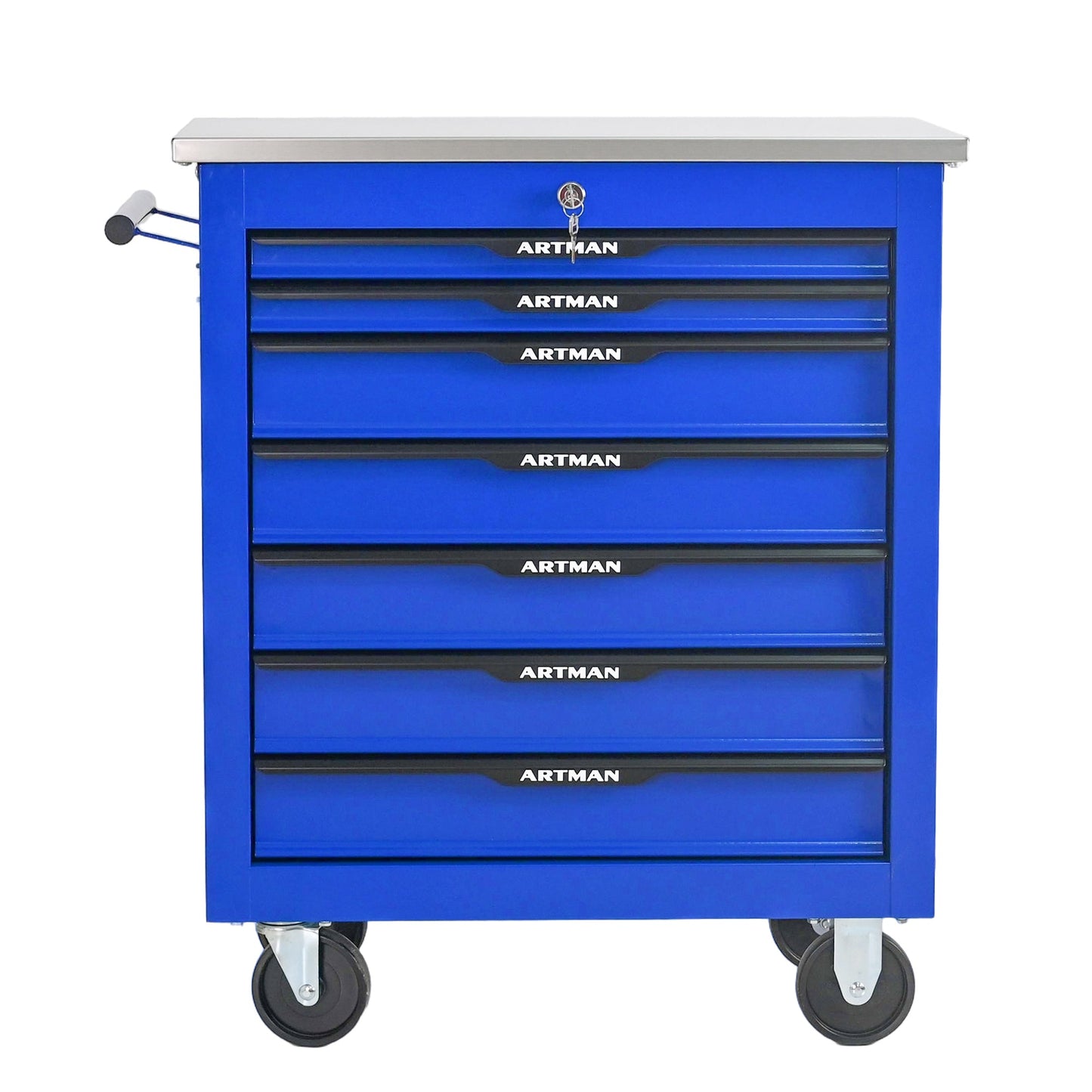 7 Drawers Multifunctional Tool Cart with Wheels