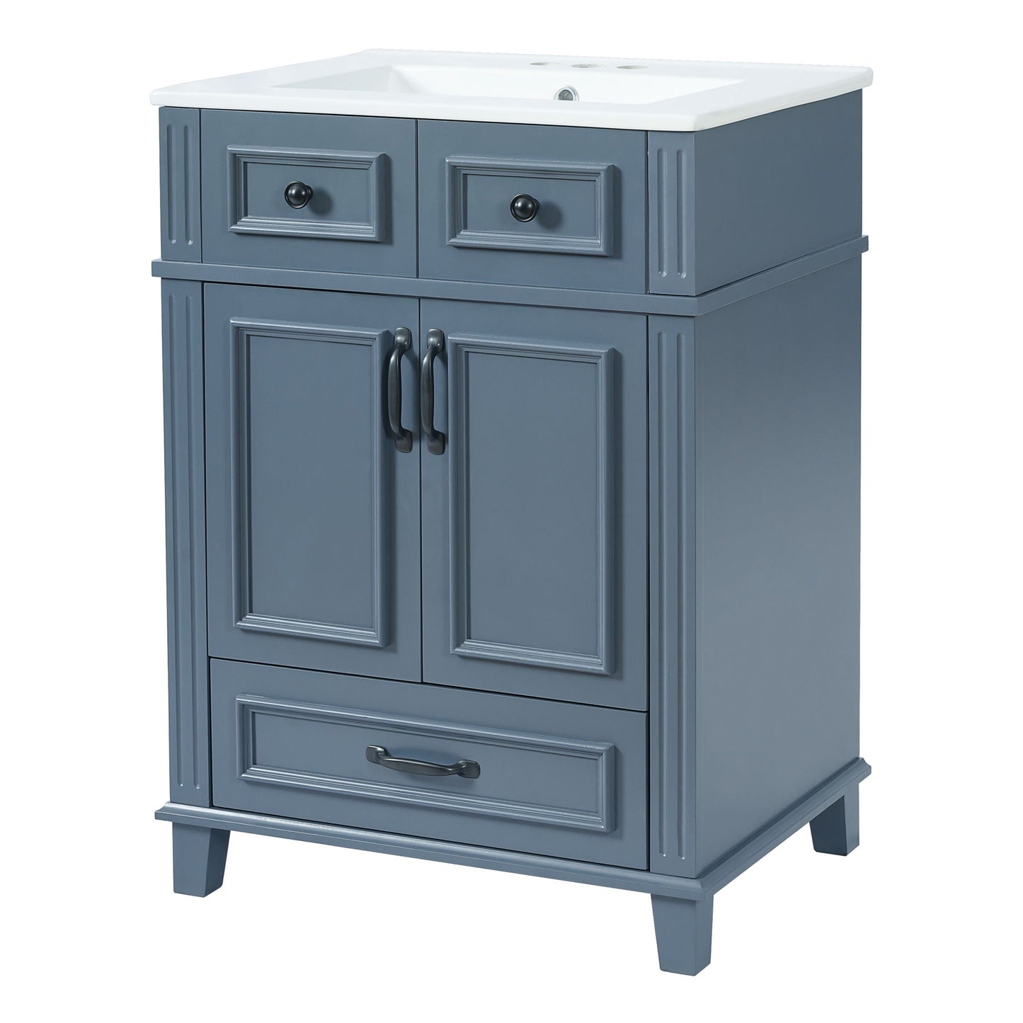 Bathroom Vanity With Sink And Storage Cabinet