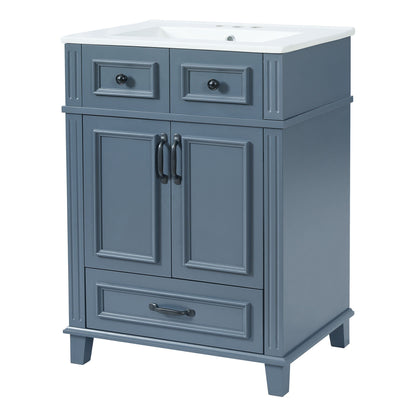 Bathroom Vanity With Sink And Storage Cabinet