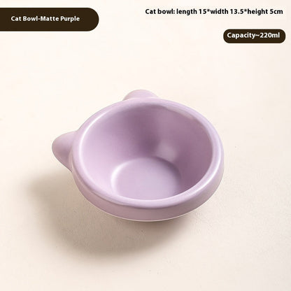 Cat Bowl Cat Ceramic Dog Drinking Water